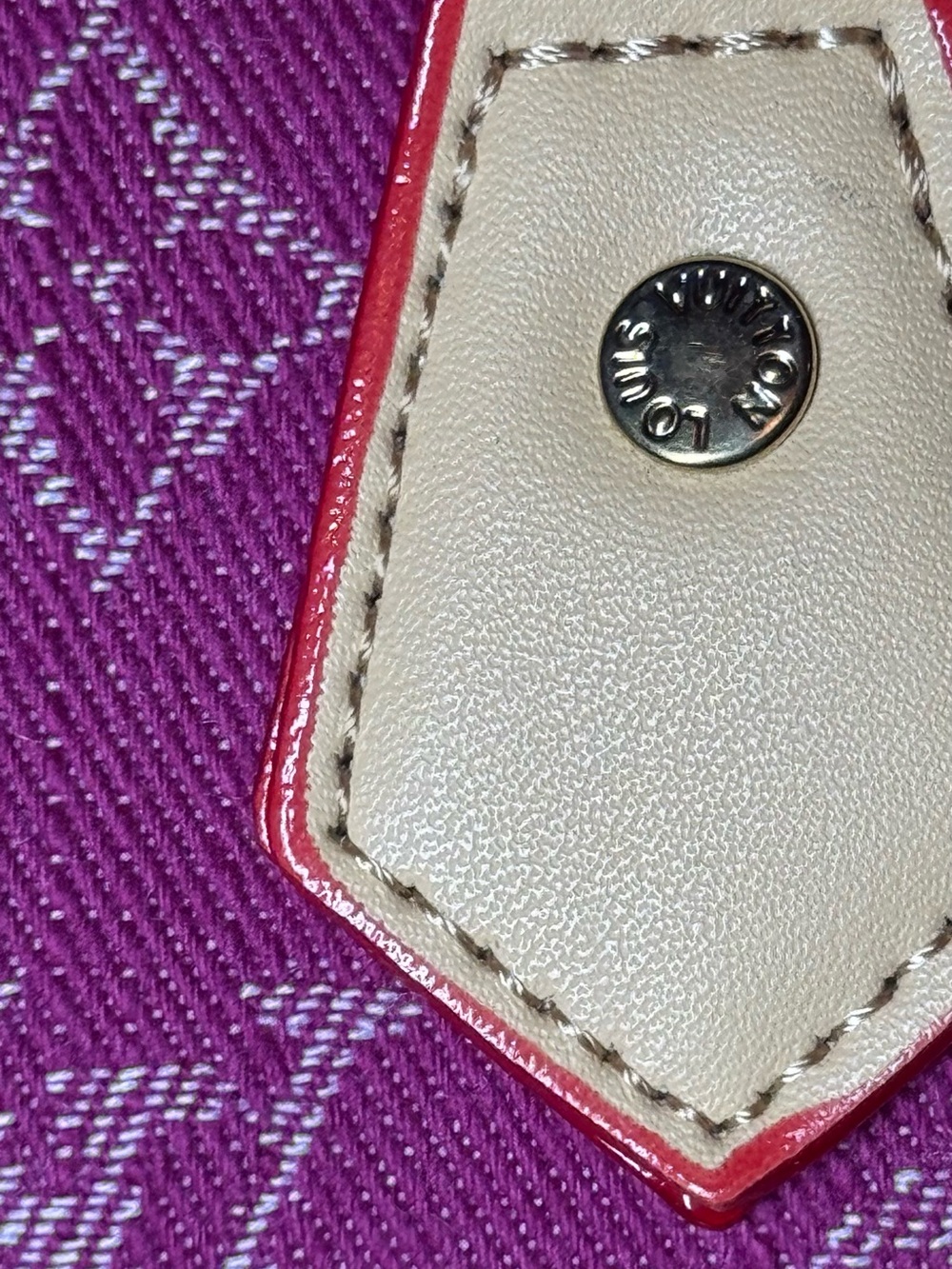 Hot Pink/Fuchsia Canvas Satchel Bag. No Brand. - Picture 9 of 11